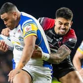 Sam Lisone, seen in action against Salford Red Devils, will return to Leeds Rhinos' 17 for tonight's Challenge Cup clash with St Helens. Picture by Allan McKenzie/SWpix.com.