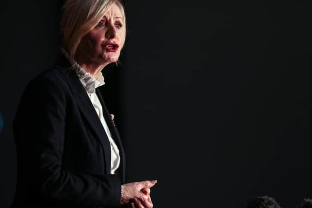 Mayor of West Yorkshire, Tracy Brabin, pictured speaking at the Convention of the North in Manchester, on January 25, 2023.