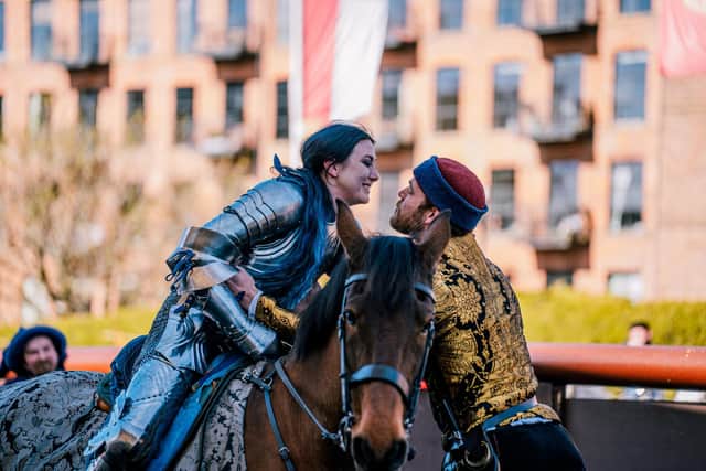 “A beautiful surprise”: How a 12-year bond over Medieval jousting led to a fairytale engagement