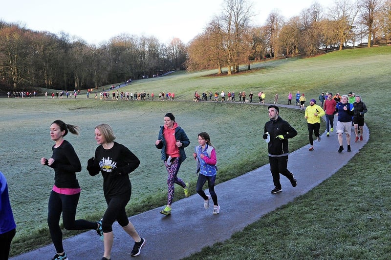 There were plenty of first-timers and seasoned veterans at the first parkrun of the year.