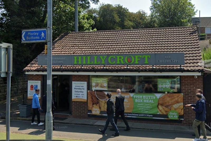 Hillycroft Fisheries, in Morley, was named among UK's 50 best fish and chip takeaways by Fry Magazine this year. It offers a number of meal deals and small bites.