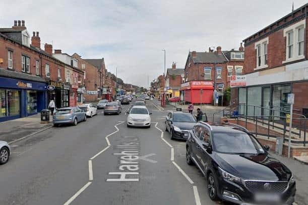 A cordon was in place on Harehills Lane throughout Friday evening