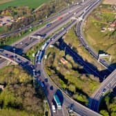 The M1 / M62 Lofthouse Interchange. 