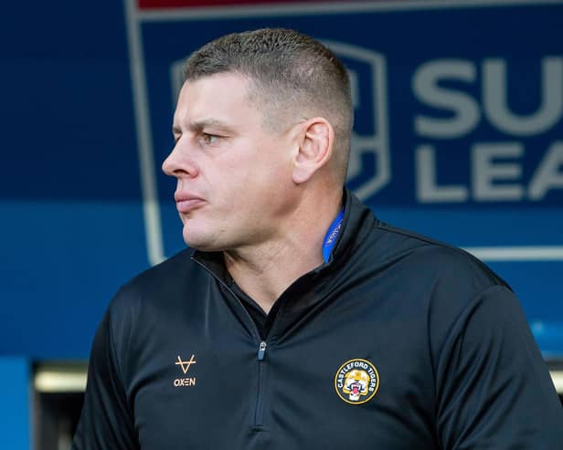 Lee Radford seen during his time as coach of Castleford Tigers. Picture by Allan McKenzie/SWpix.com.