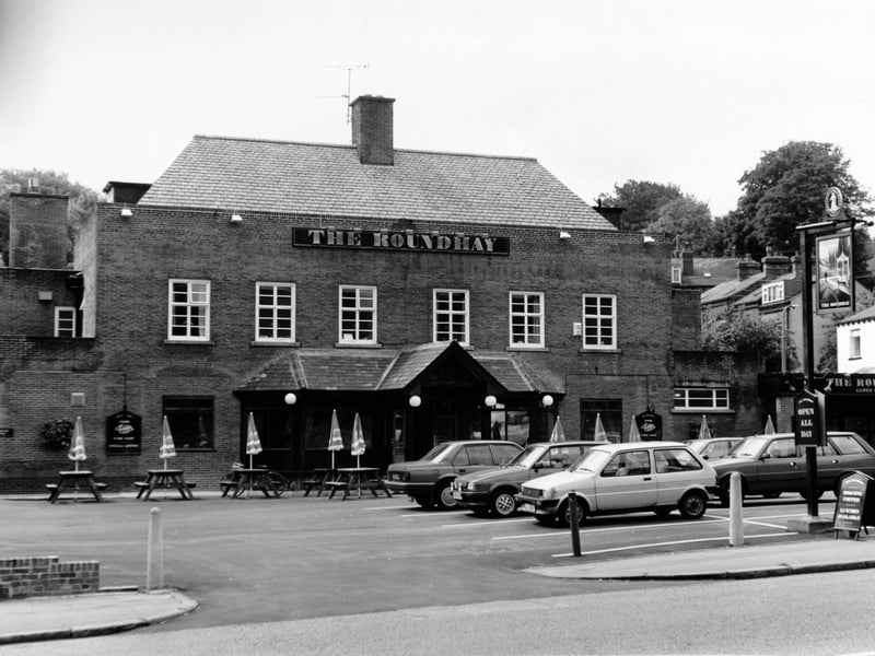 The newly-renamed The Roundhay pub in June 1990.