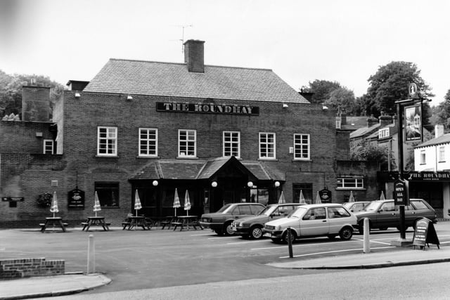 The newly-renamed The Roundhay pub in June 1990.
