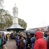 The historic clocktower is based in the leafy north Leeds suburb of Oakwood. Originally installed at Leeds' Kirkgate Market in 1904, alterations to the market in the following years saw the clock eventually relocated to Oakwood. A Lottery Fund-backed restoration project was carried out on the clock in 2015 following years of campaigning.