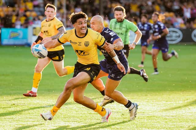 Krystian Mapapalangi has returned to Castleford Tigers' initial 21-man squad. Picture by Alex Whitehead/SWpix.com.