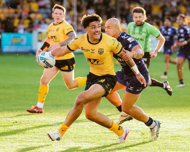 Krystian Mapapalangi has returned to Castleford Tigers' initial 21-man squad. Picture by Alex Whitehead/SWpix.com.