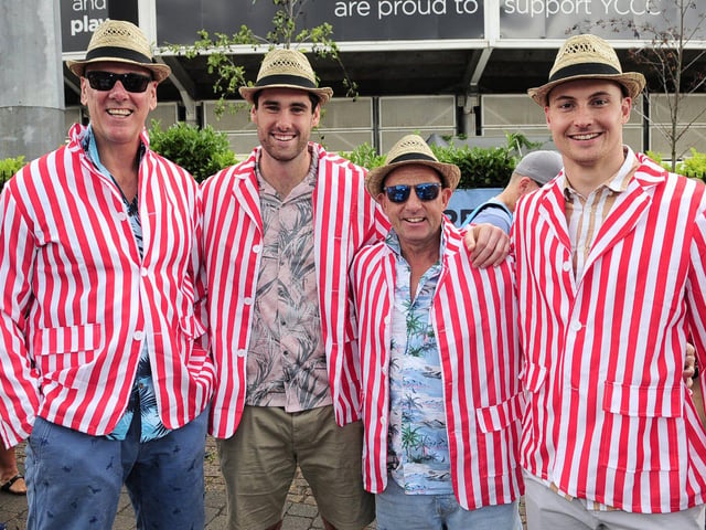 Fans at the England v Australia Test at Headingley.