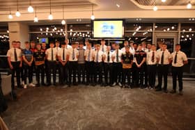 Leeds Rhinos' 2023 scholarship players. Picture by Leeds Rhinos.