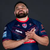 St Helens' former Leeds Rhinos centre Konrad Hurrell. Picture by Allan McKenzie/SWpix.com.