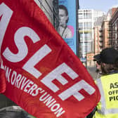 Train drivers from the ASLEF union are taking industrial action this weekend with numerous services to and from Leeds cancelled. Photo by Danny Lawson/PA Wire
