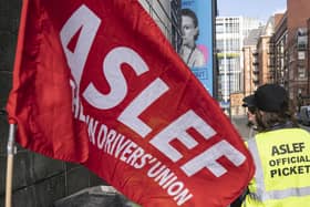 Train drivers from the ASLEF union are taking industrial action this weekend with numerous services to and from Leeds cancelled. Photo by Danny Lawson/PA Wire