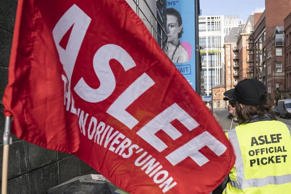 Train drivers from the ASLEF union are taking industrial action this weekend with numerous services to and from Leeds cancelled. Photo by Danny Lawson/PA Wire