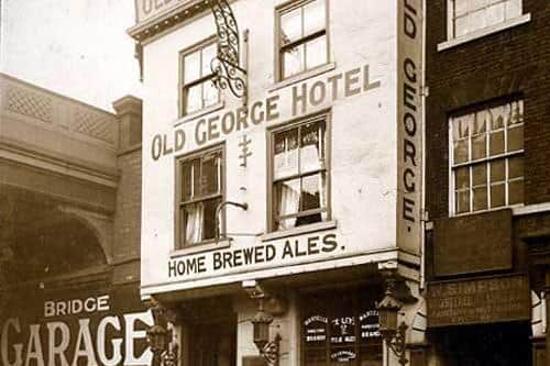 The Old George Hotel on Lower Briggate. PIC: Leeds Libraries, www.leodis.net