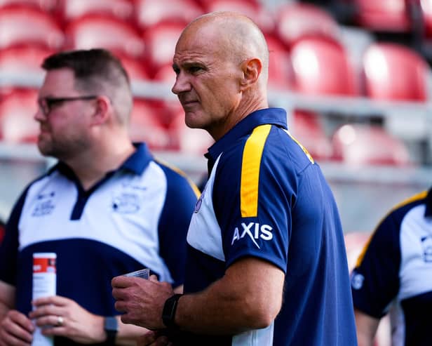 Coach Brad Arthur questioned Leeds Rhinos' attitude following their defeat at St Helens. Picture by Olly Hassell/SWpix.com.