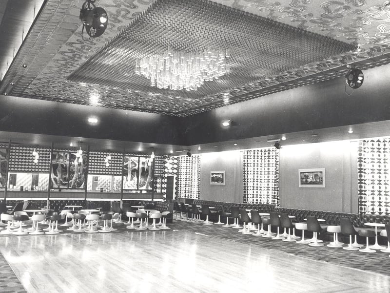 The new concert hall at Leeds Trades Council Club. Pictured in June 1974.