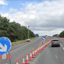 The M62 westbound is closed between junction 37 and junction 36 (Stock photo: Google)