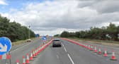 The M62 westbound is closed between junction 37 and junction 36 (Stock photo: Google)