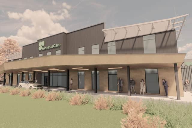 Render of GenesisCare Leeds Centre opening in 2026