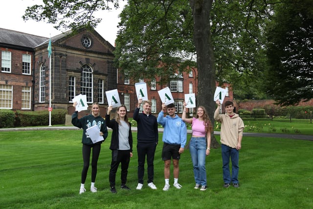 Upper Sixth students at Silcoates School are celebrating excellent exam results and next steps, marking a triumphant milestone in their academic journey.
