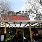 The Woods offers outdoor space on a front terrace as well as on the roof.