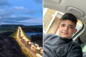 Police have named Shaan Hussain, 20, from Bradford, who died in the M62 crash.
