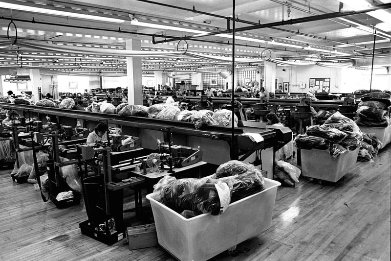 The factory floor was a huge hive of activity, which ran like clockwork.
