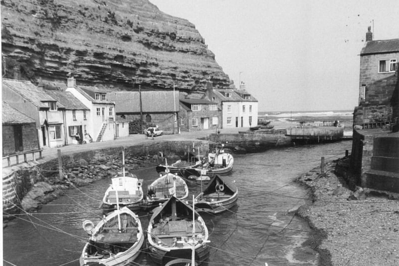 Staithes pictured in March 1990.
