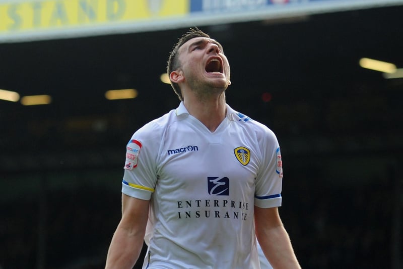 Robert Snodgrass of Leeds celebrates scoring to make it 1-1 during the npower Championship match between Leeds United and Cardiff City at Elland Road (Photo by Michael Regan/Getty Images)