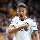 LEADING HOPE: Leeds United striker Rodrigo who fans hope will continue his strong start to the season in Sunday's clash against Chelsea at Elland Road. Photo by Marc Atkins/Getty Images.