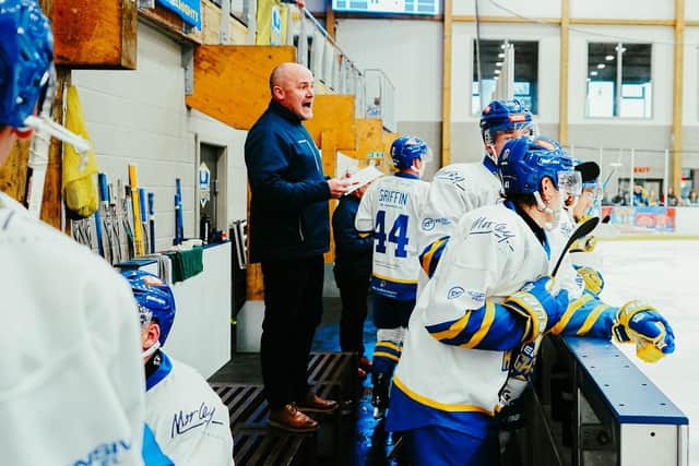 KEEPING THE FAITH: Leeds Knights' head coach, Ryan Aldridge. Picture: Jacob Lowe/Knights Media