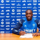 DEAL: Glen Kamara completes his Leeds United switch from Glasgow Rangers.