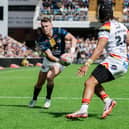 Harry Newman is set to make his 150th appearance for Leeds Rhinos at York Knights today. Picture by Alex Whitehead/SWpix.com.