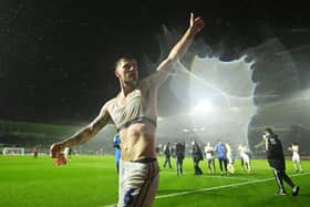 SPECIAL MENTION - Leeds United captain Liam Cooper has paid tribute to the supporters who made the 600-plus mile round trip to Plymouth Argyle in midweek. Pic: Harry Trump/Getty Images