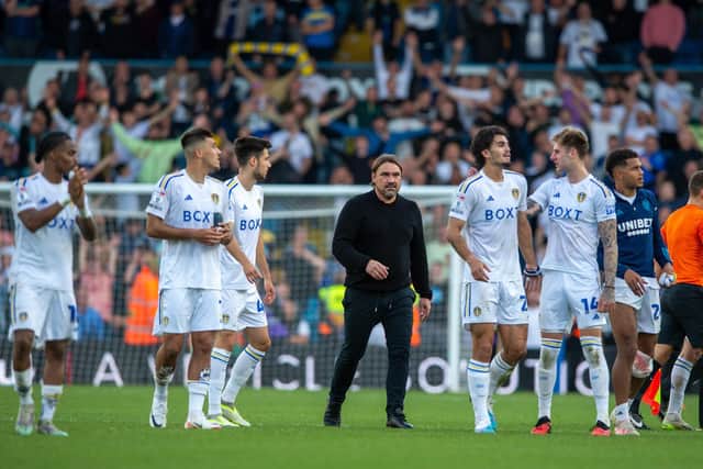 BACKED UP - Leeds United boss Daniel Farke talked a good game on Friday and managed one on Saturday as the Whites beat Bristol City at Elland Road. Pic: Bruce Rollinson