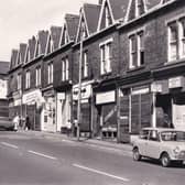 The north side of Tong Road near its junction with Wellington Road pictured in August 1974.