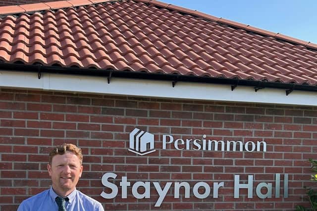 Site Manager for Staynor Hall, Tom Coleman
