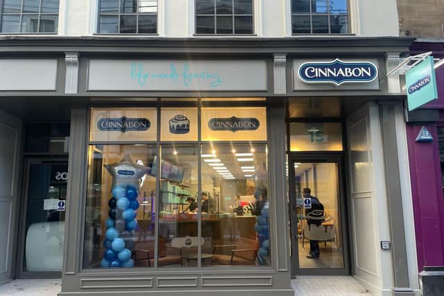 The new Cinnabon shop on Commercial Street (Photo by National World)