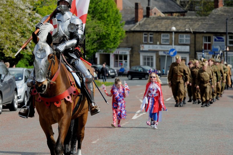The weekend-long festival parade began in 2005 and is thought to be the biggest St Georges Day celebration in the country.