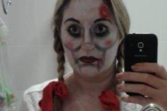 Angela Kelley said; "Annabelle, I drove 90 miles to the party in the dark - hilarious reactions from fellow drivers."