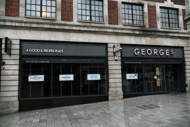 George's Great British Kitchen opened in 2016, and became known for serving British classics including fish and chips to hungry diners visiting The Light. However, the restaurant suddenly closed in summer 2022. It was previously home to high-end clothing shops Superdry and Ark, which replaced the Proibito fashion retailer in 2009.
Picture Jonathan Gawthorpe