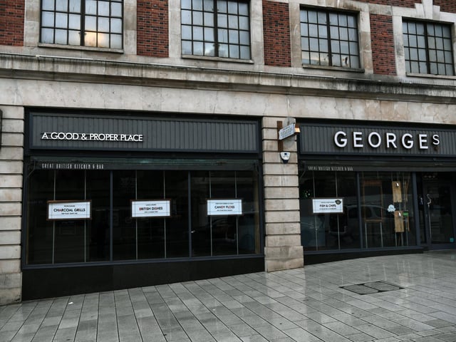 George's Great British Kitchen opened in 2016, and became known for serving British classics including fish and chips to hungry diners visiting The Light. However, the restaurant suddenly closed in summer 2022. It was previously home to high-end clothing shops Superdry and Ark, which replaced the Proibito fashion retailer in 2009.
Picture Jonathan Gawthorpe