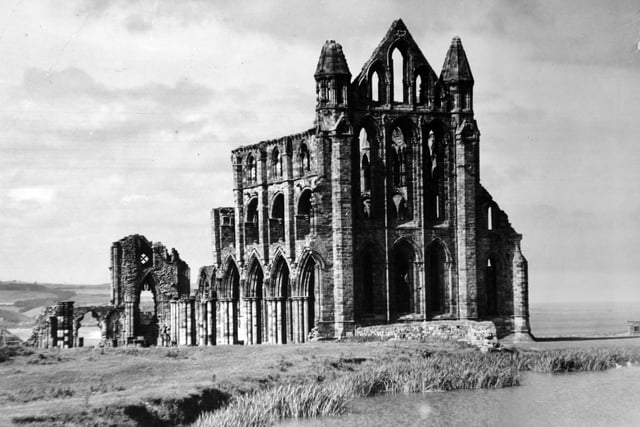 Whitby Abbey pictured in April 1979.