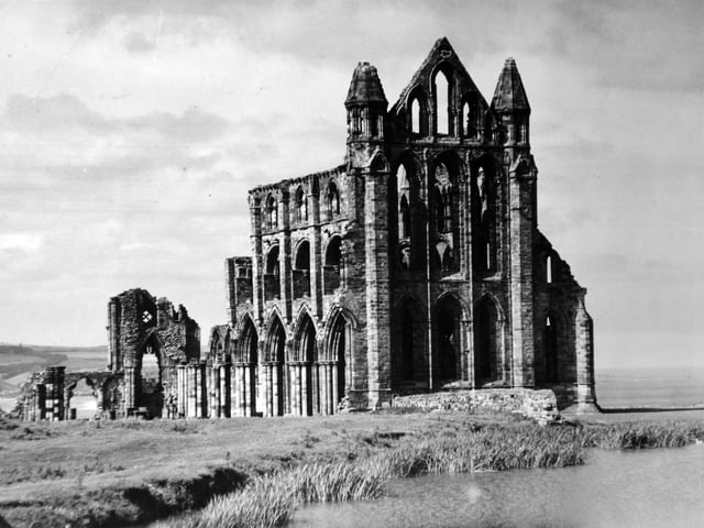 Whitby Abbey pictured in April 1979.