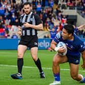Mason Lino scores the winning try for Wakefield Trinity against Hull KR. Picture by Allan McKenzie/SWpix.com.