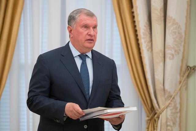 Igor Sechin, the CEO of oil giant Rosneft. The 61-year-old Russian national holds several senior positions, including chief executive, with state oil firm Rosneft.

He is deemed a particularly close and influential ally of Mr Putin. Picture. Pavel Golovkin , AFP via Getty Images.