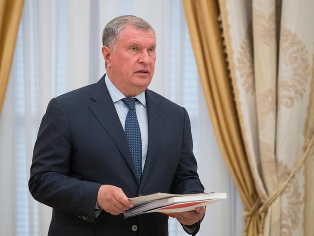Igor Sechin, the CEO of oil giant Rosneft. The 61-year-old Russian national holds several senior positions, including chief executive, with state oil firm Rosneft.
He is deemed a particularly close and influential ally of Mr Putin. Picture. Pavel Golovkin , AFP via Getty Images.