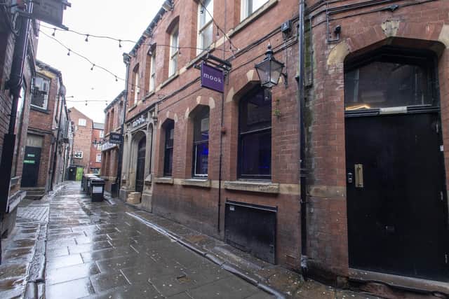The brawl happened in an alleyway in Leeds city centre